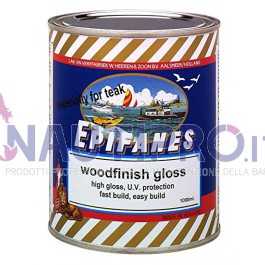 EPIFANES WOODFINISH GLOSS Trasparente monocomponente resistente UV per legni tropicali Conf.Lt1