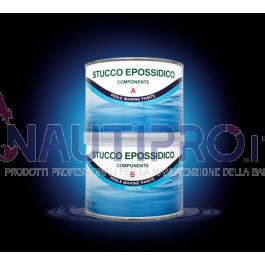 MARLIN STUCCO EPOSSIDICO - Stucco epossidico facile da spatolare A+B  Conf.0.750Lt