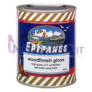 EPIFANES WOODFINISH GLOSS Trasparente monocomponente resistente UV per legni tropicali Conf.Lt1